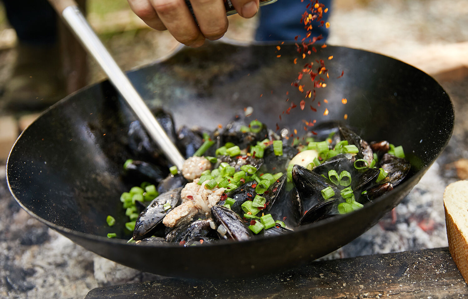 Sausage and mussels 2
